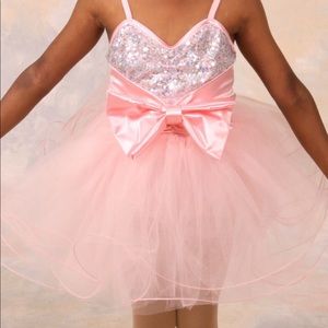 Pink dance costume